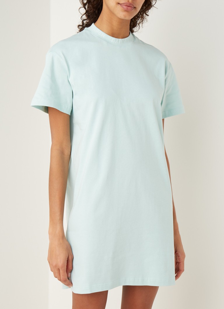 Daily Paper - Mini robe t-shirt Derib avec bande logo - Menthe