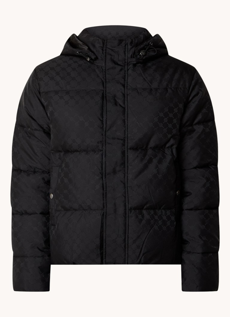 Hopuff Monogram Vests Kith Monogram Midi Puffer Black Men's FW24 US