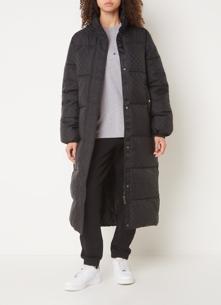 daily paper hopuff longline puffer jas met logoprint