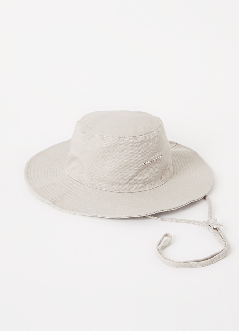 Daily Paper Niu bucket hoed met trekkoord • Lichtgrijs