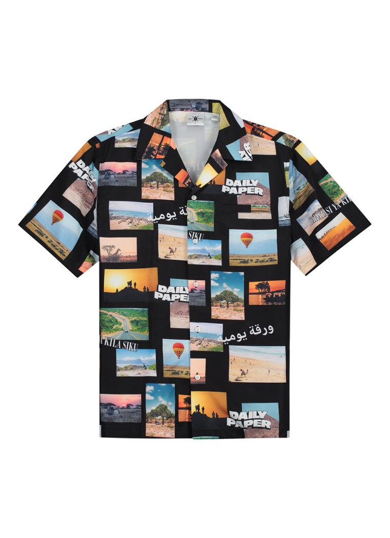 personeelszaken geeuwen picknick Daily Paper Repost regular fit overhemd met fotoprint • Multicolor •  deBijenkorf.be