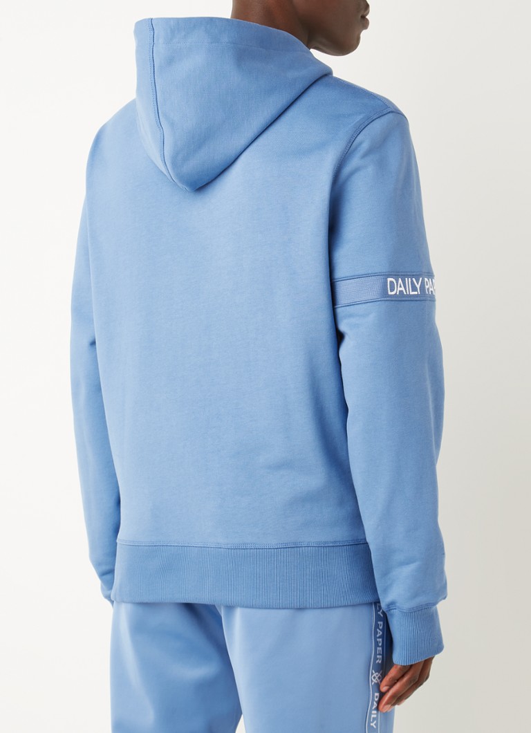 daily paper captain hoodie blauw