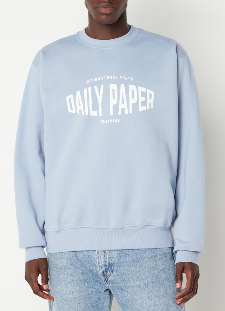 tempo Evalueerbaar luister Daily Paper Youth sweater met logoprint • Lichtblauw • deBijenkorf.be