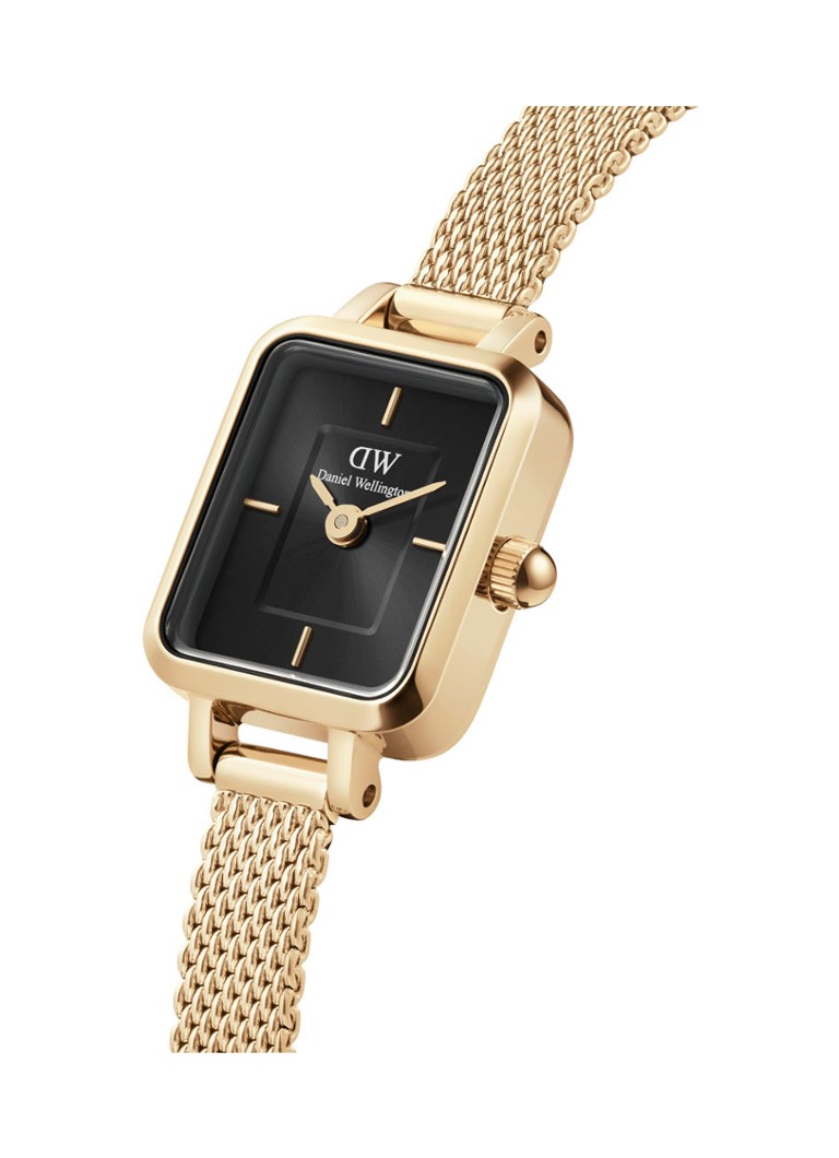 Daniel Wellington Quadro Mini Evergold horloge DW00100652 • Goud