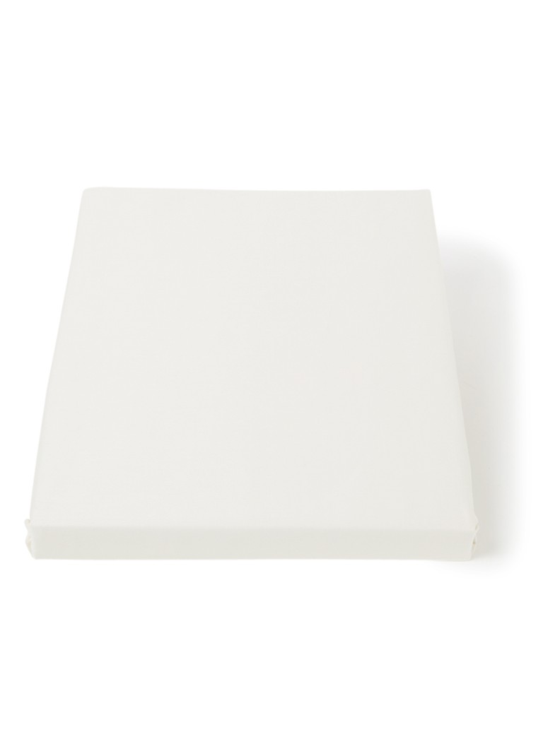 de Bijenkorf Home - Organic hoeslaken van biologisch katoensatijn 300TC, hoekhoogte 30 cm - Ivoor