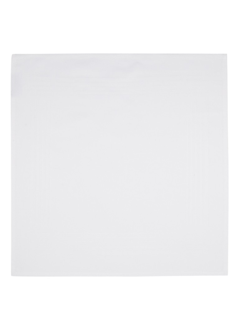 De Witte Lietaer - Deauville servetten 51 x 51 cm - Wit