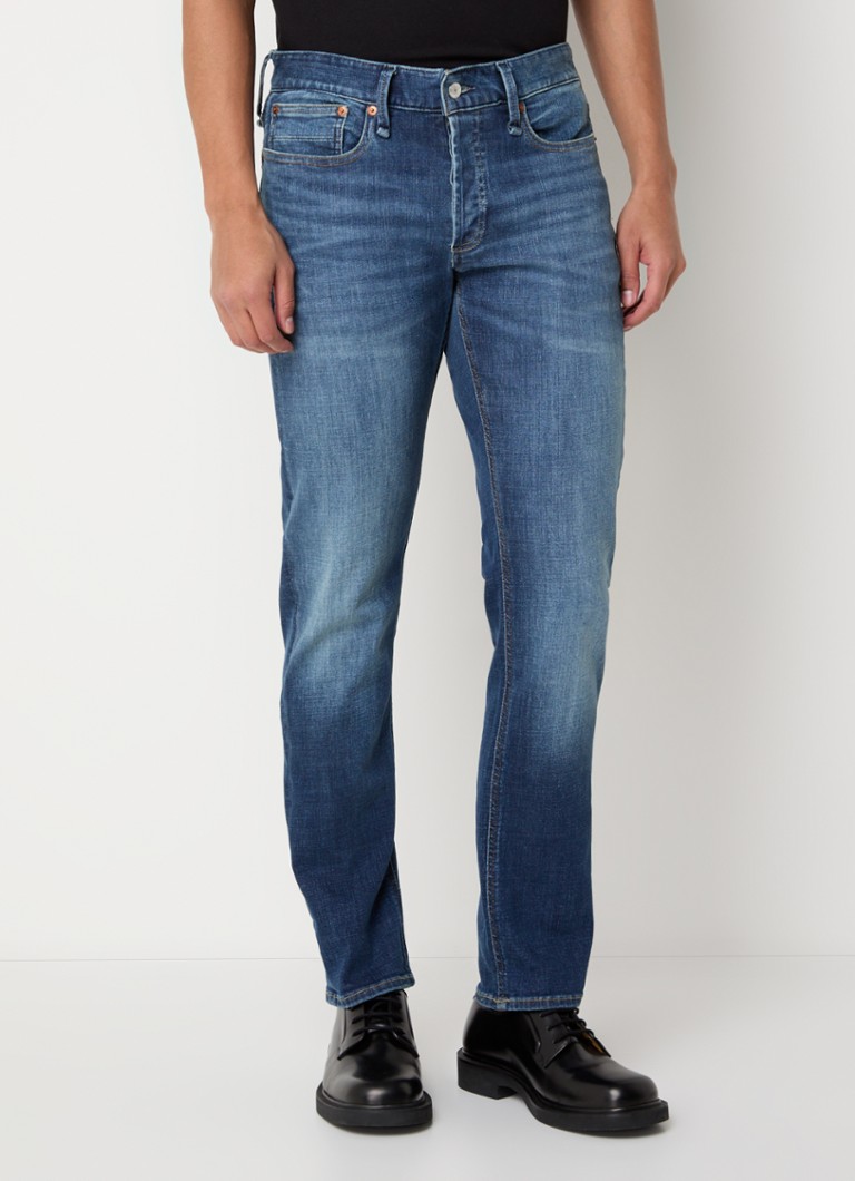 Denham - Razor slim fit jeans met donkere wassing en steekzakken - Indigo