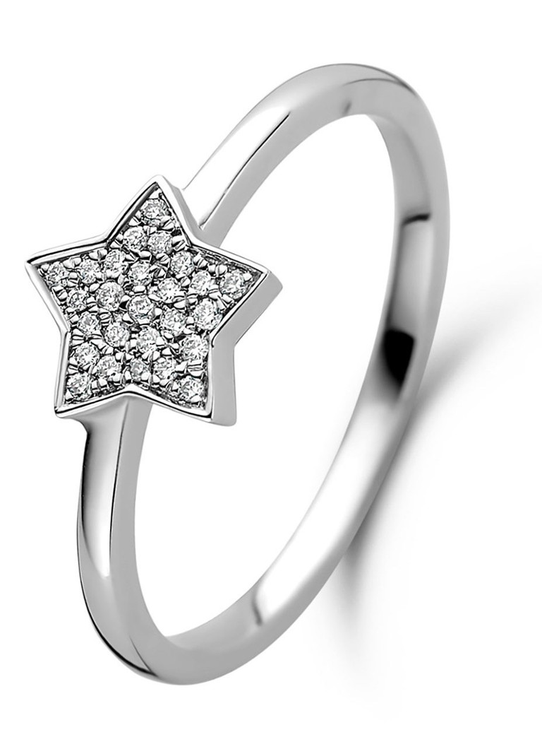 Diamond Point - Witgouden ring 0.06 ct diamant Dreamer - Witgoud