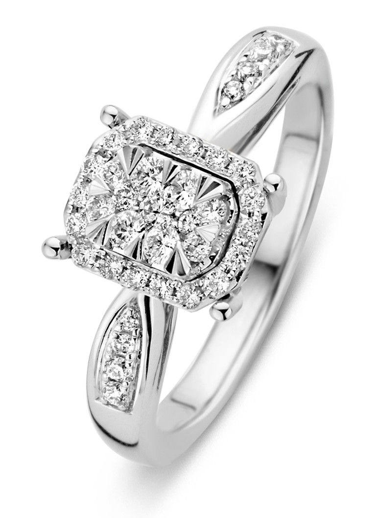 Diamond Point - Witgouden ring 0.34 ct diamant Enchanted - Witgoud