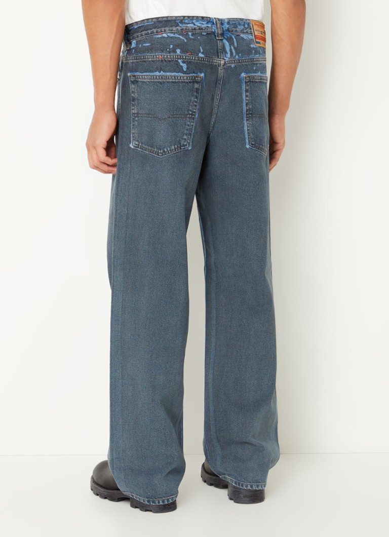 Diesel 2001 D-Marco loose fit jeans met gekleurde wassing