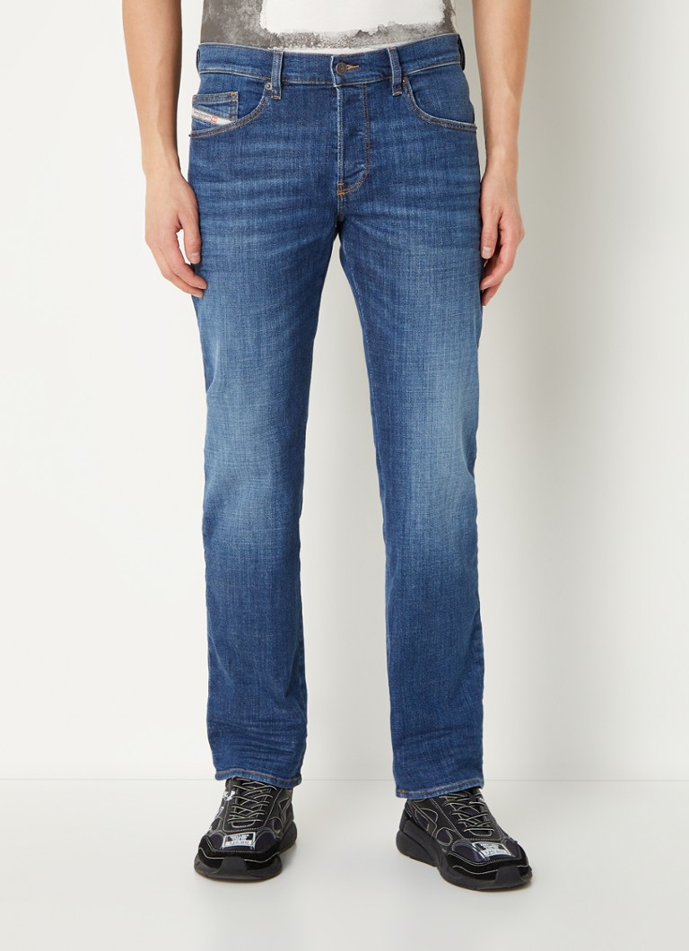Diesel - D-Mihtry straight leg jeans met medium wassing - Indigo