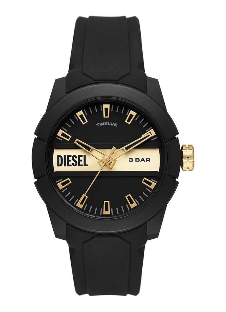 Diesel - Double Up horloge DZ1997 - Zwart