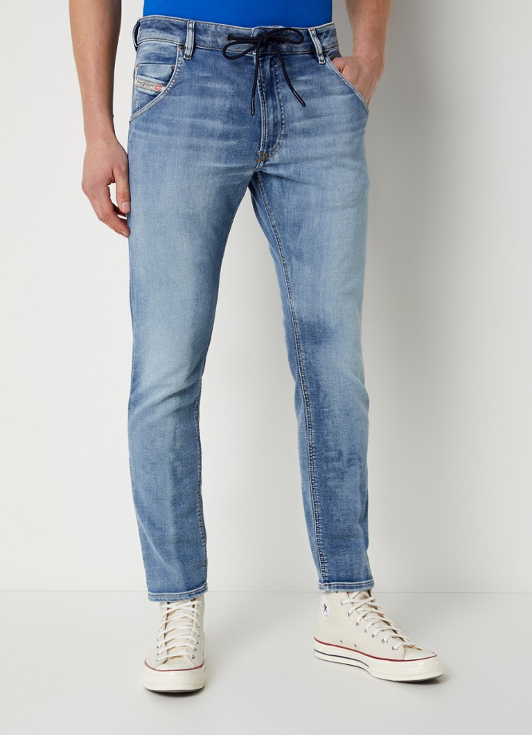 Diesel - Krooley slim fit jeans met stretch  - Indigo