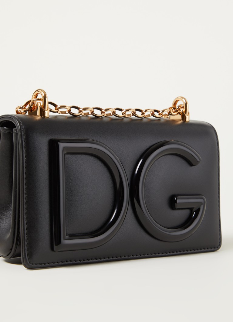 paling eigendom grijs Dolce & Gabbana DG Girls schoudertas van kalfsleer • Zwart • deBijenkorf.be