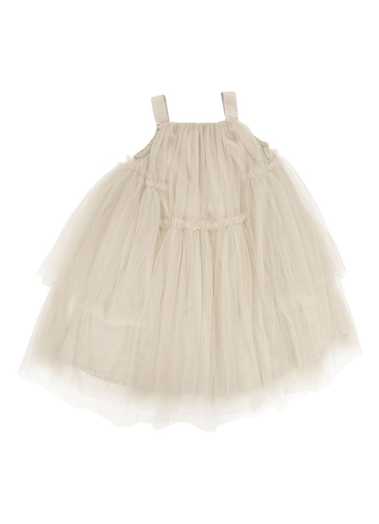 Donsje Amsterdam Brientje jurk van tule • Creme •