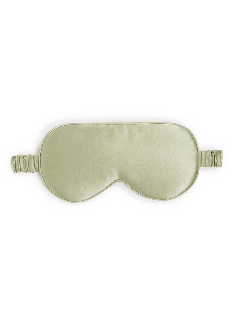 Dore & Rose - Sleep Mask - slaapmasker van zijde - Olijfgroen