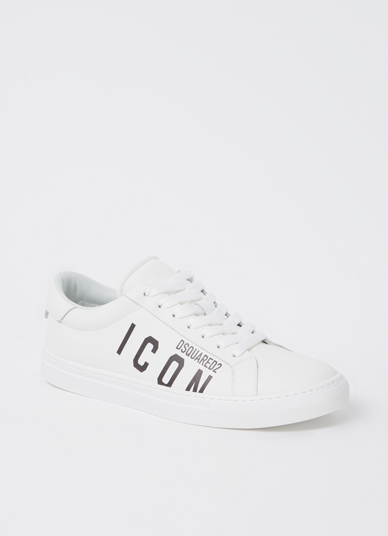 Dsquared2 - Cassetta sneaker van kalfsleer - Wit