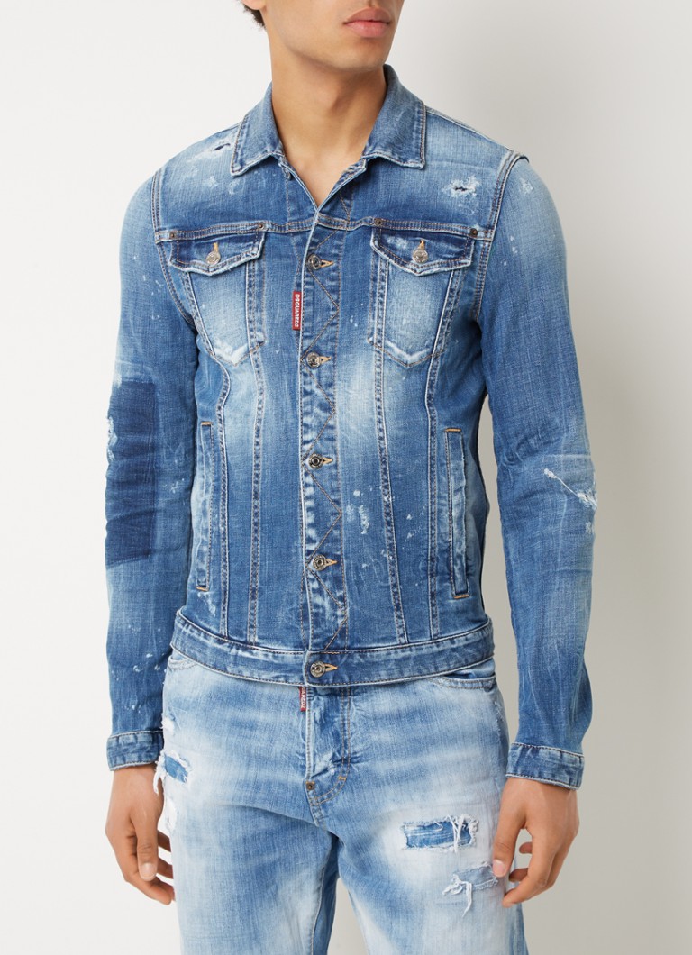 auteursrechten Geruststellen band Dsquared2 Spijkerjas met steekzakken en ripped details • Indigo • deBijenkorf.be auteursrechten Geruststellen band Dsquared2 Spijkerjas met steekzakken en ripped details • Indigo • deBijenkorf.be
