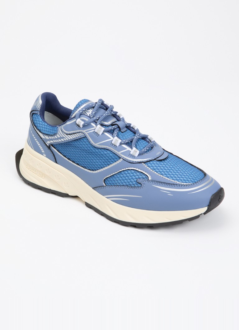 Dsquared2 - Sprinter sneaker met mesh detail - Staalblauw