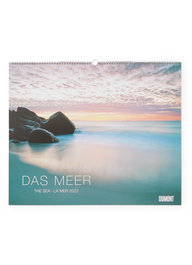 Dumont The Sea kalender 2022 • Blauw • deBijenkorf.be