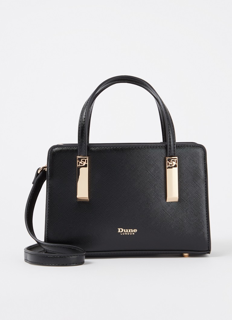Dune London - Dinkydenbeigh handtas met afneembare schouderriem  - Diepzwart