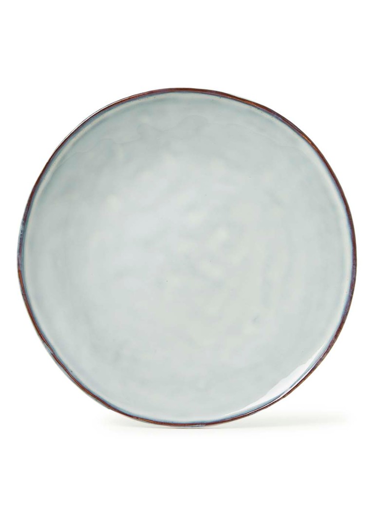 Dutch Rose Amsterdam - Organic dinerbord 26,5 cm - Lichtblauw