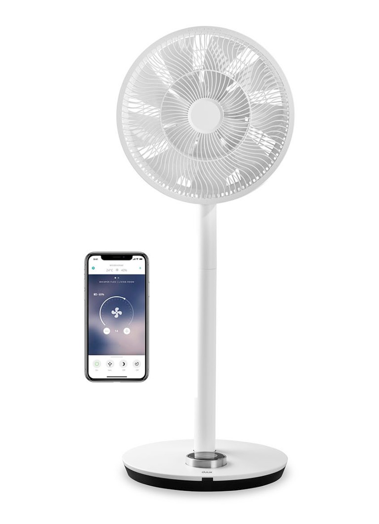 Duux - Whisper Flex Smart verstelbare ventilator, 88 cm hoog - Wit