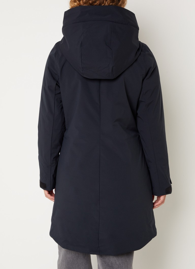 Elvine Eline parka met ritszakken en waterafstotende coating