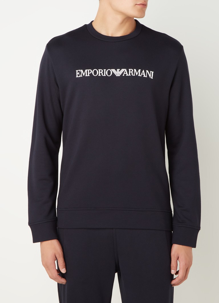 Emporio Armani Sweater met logoprint • deBijenkorf.be