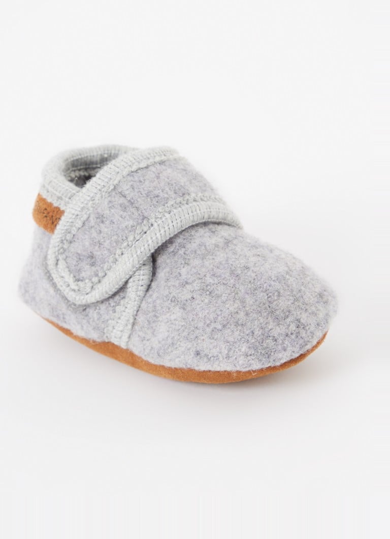 EN FANT - Babyschoentje van wol - Lichtgrijs