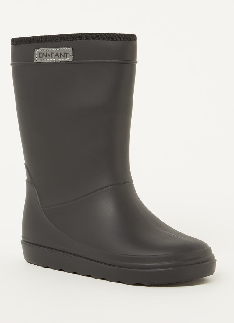 EN FANT - Regenlaars met logo - Zwart