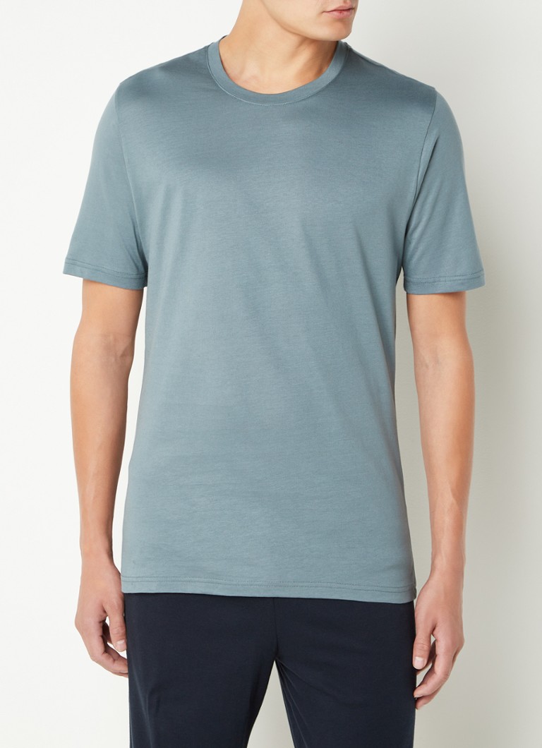 Essenza - Ted T-shirt met ronde hals - Staalblauw