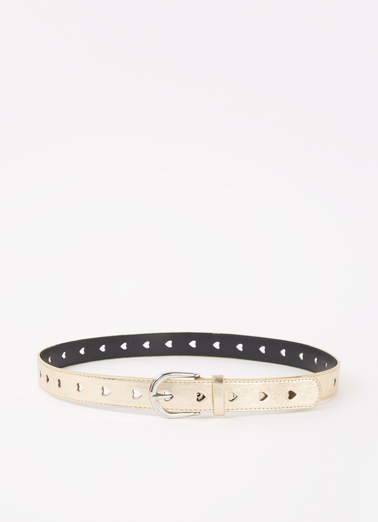 Fabienne Chapot - Cut It Out Heart riem met metallic finish - Goud
