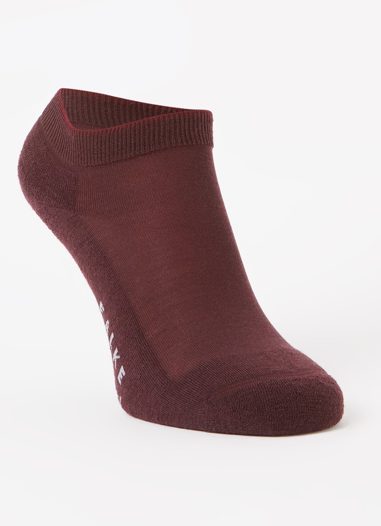 Falke - Climawool sneakersokken in wolblend - Aubergine