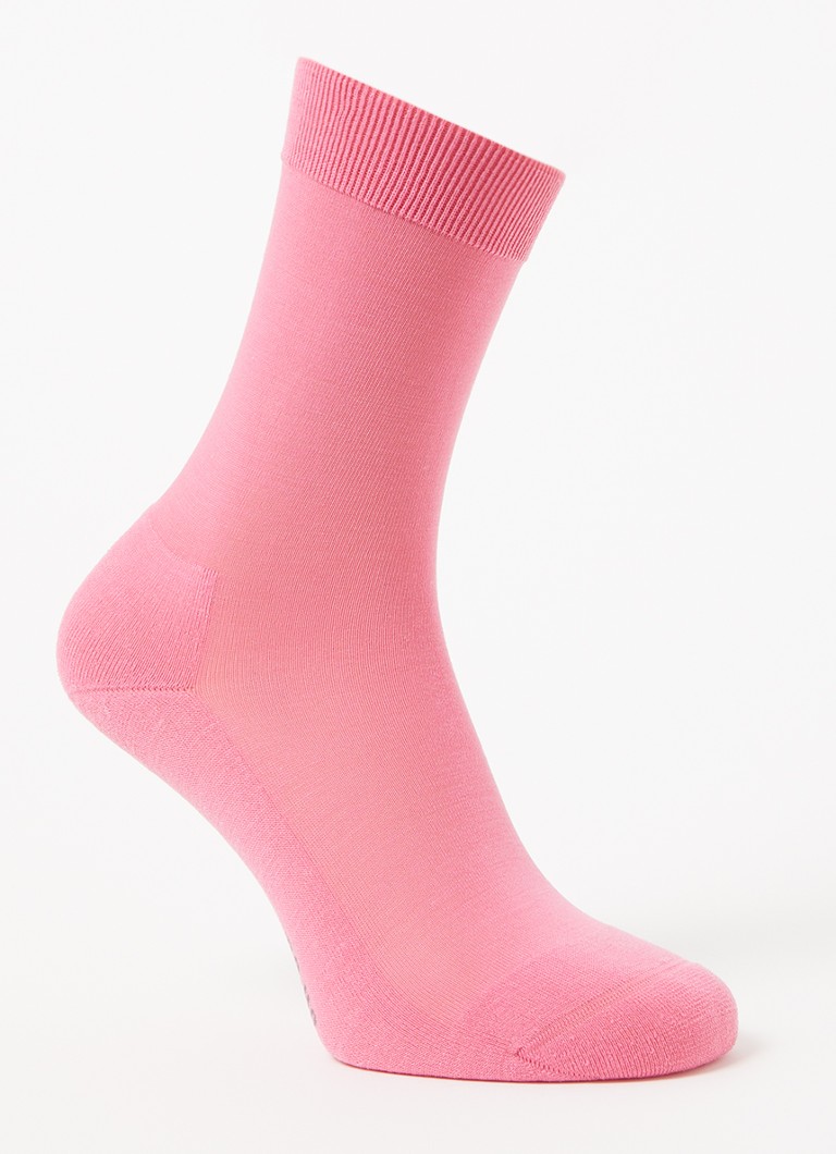 Falke - Climawool sokken in wolblend - Donkerroze