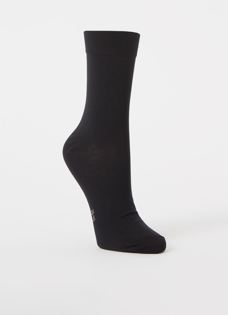 Falke - Cotton Touch sokken in katoenblend - Zwart