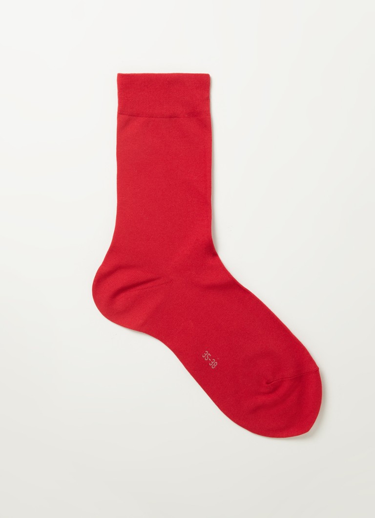 Falke - Cotton Touch sokken in katoenblend - Rood