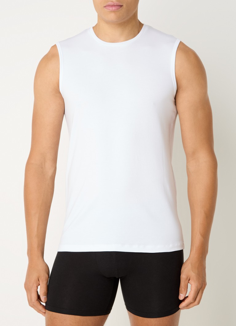 Falke - Muscle singlet in 2-pack - Wit