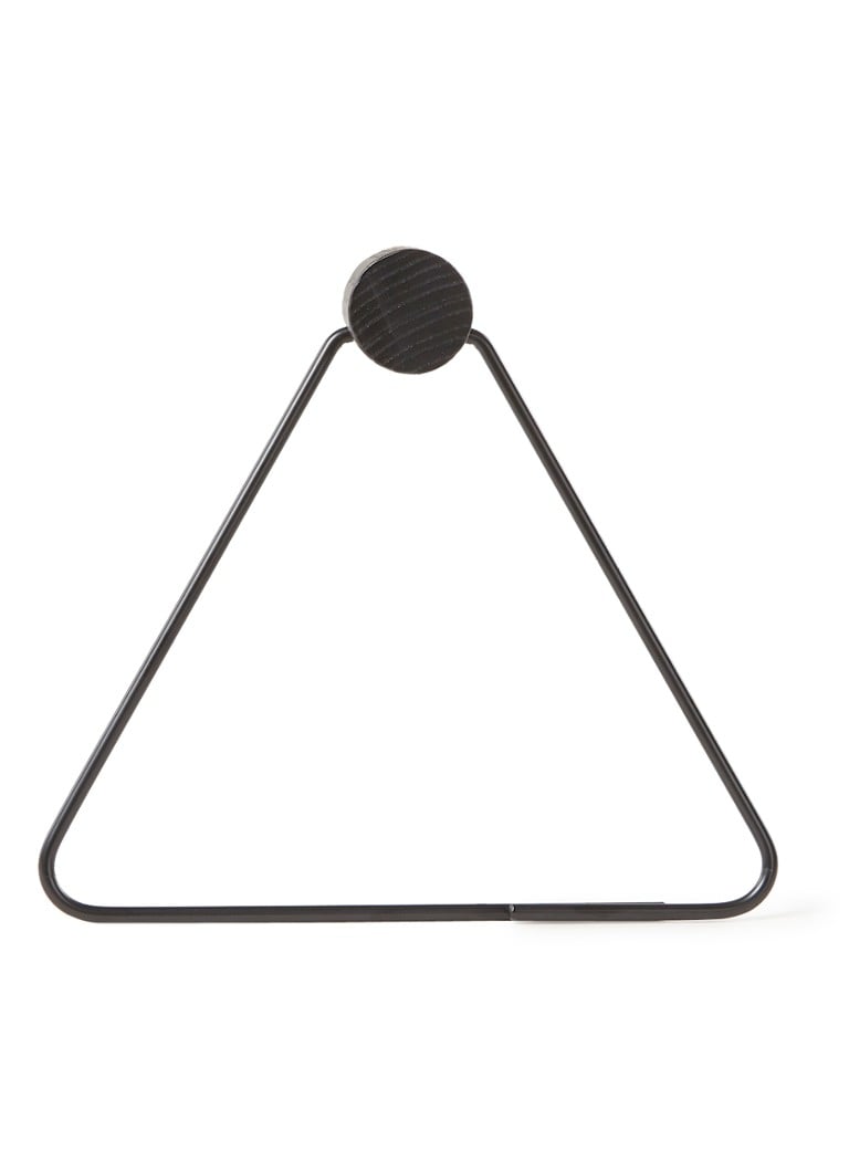 ferm LIVING - Toiletrolhouder driehoek  - Zwart