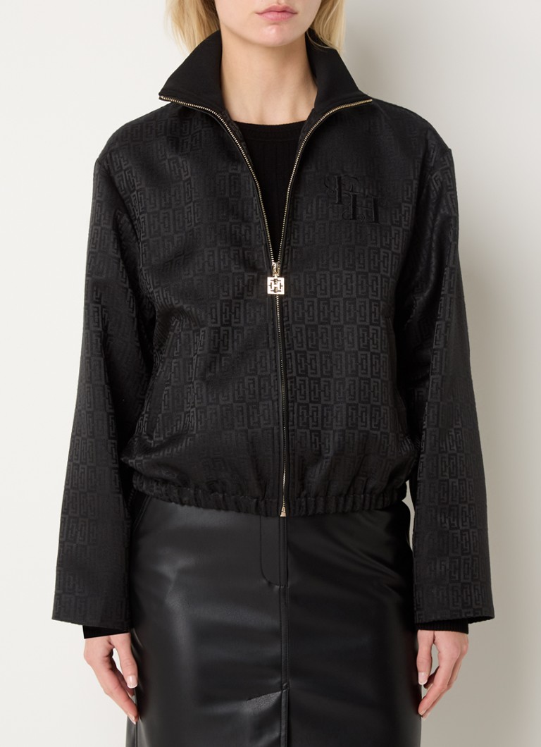 Fifth House - Floor jack met logoprint - Zwart