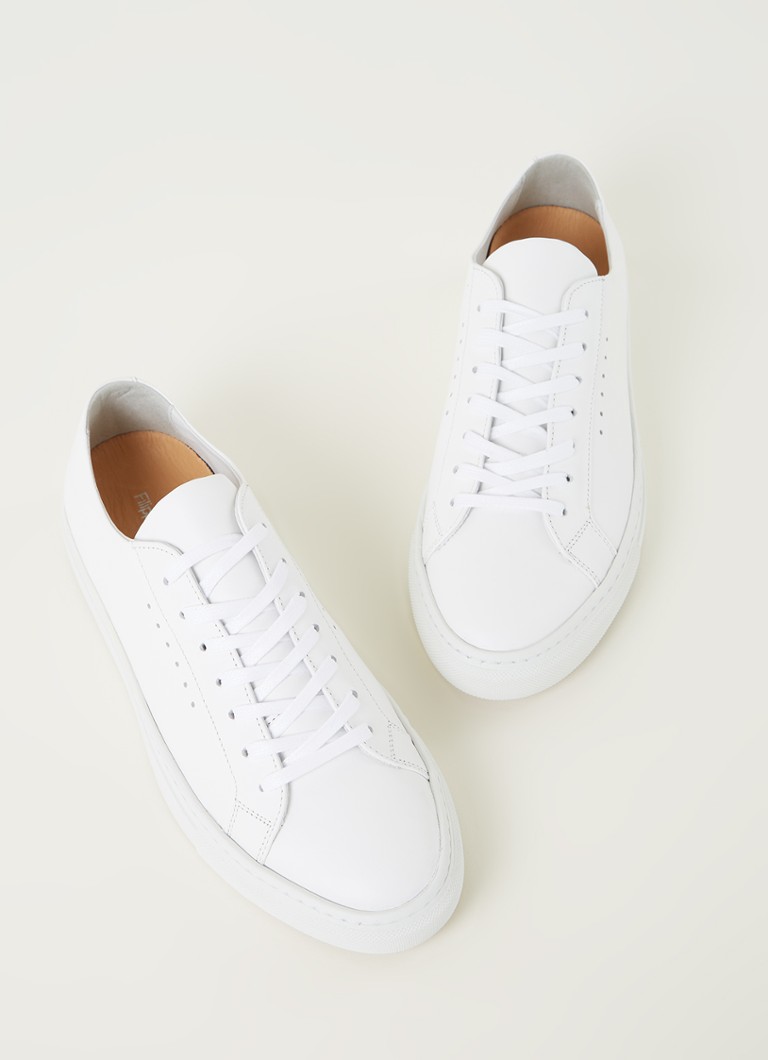 Filippa Kate Low sneaker van leer • Wit