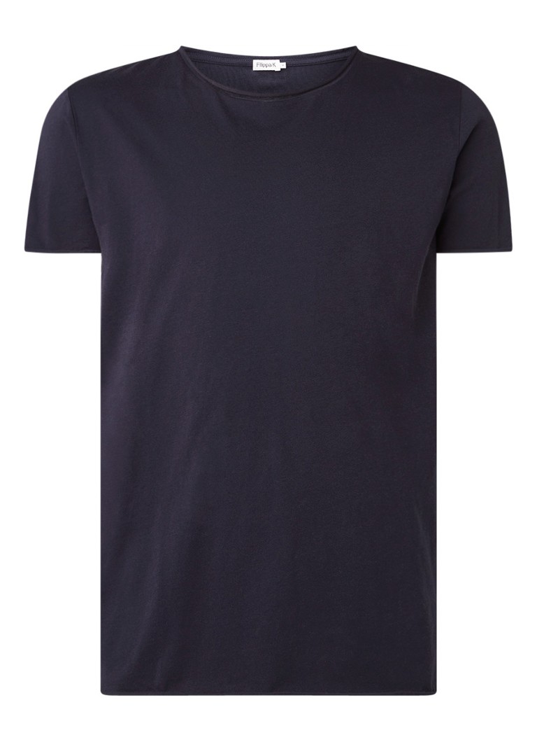 Filippa K - T-shirt en coton bio - Bleu foncé