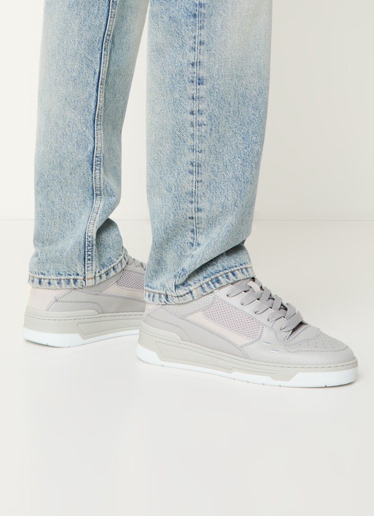 Filling Pieces Cruiser Crumbs sneaker van leer met mesh details