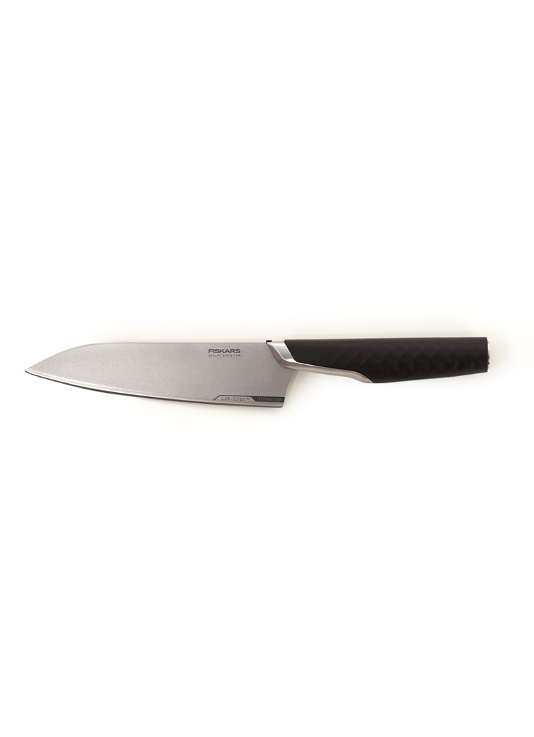 Fiskars - Couteau de chef en titane 16 cm - Argent