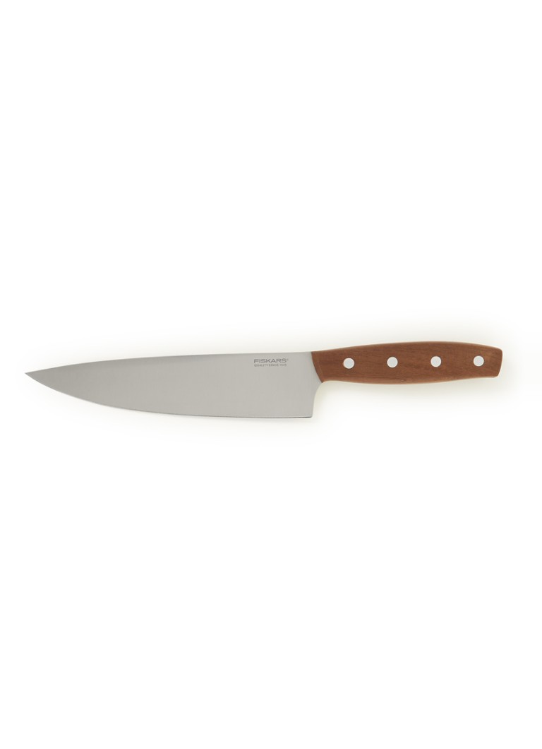 Fiskars - Couteau de chef Norr 31 cm - Marron foncé