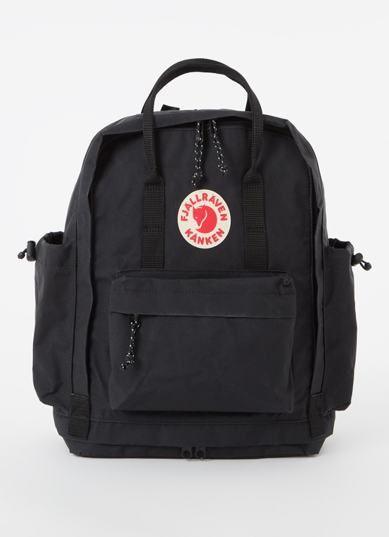 Fjällräven - Kånken Outlong rugzak met logo - Zwart