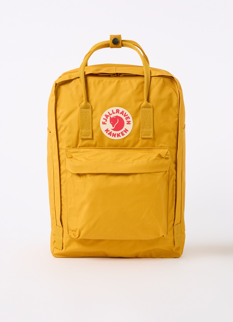 Fjällräven - Kånken rugzak met 17 inch laptopvak  - Okergeel
