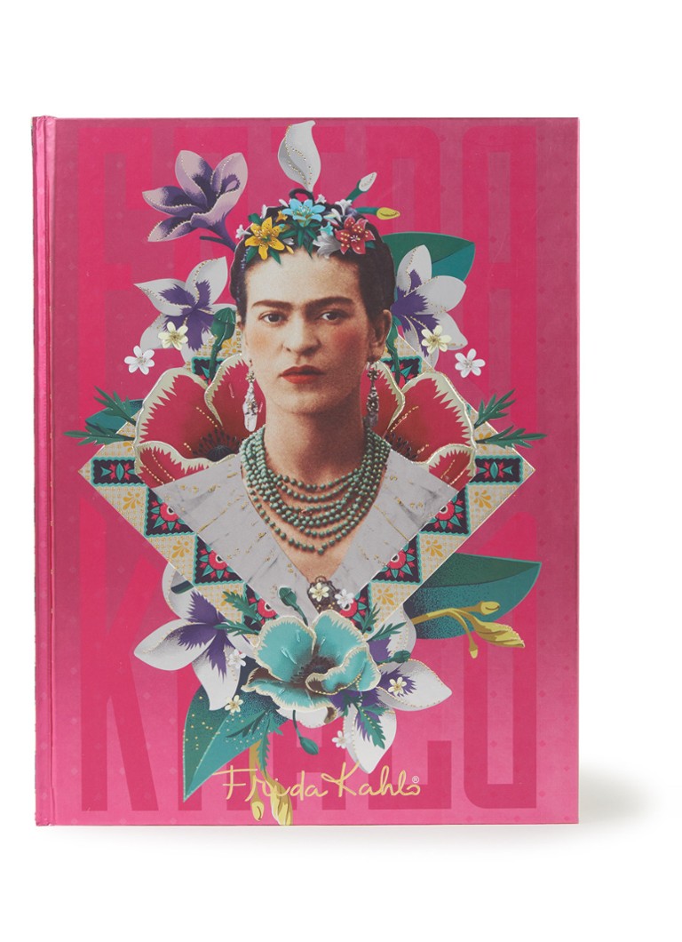 Flame Tree - Frida Kahlo - Carnet de croquis rose 28,5 x 22 cm - Rose
