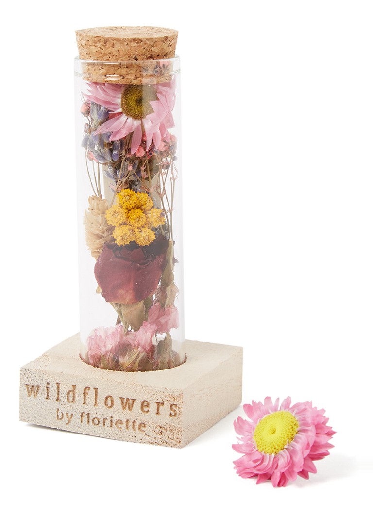 Floriette - Message in Box S droogbloemen - Multicolor