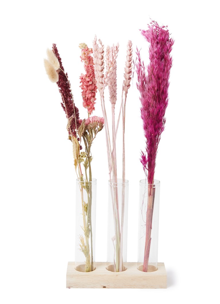 Floriette - Wildflowers Letterbox droogbloemen - Roze